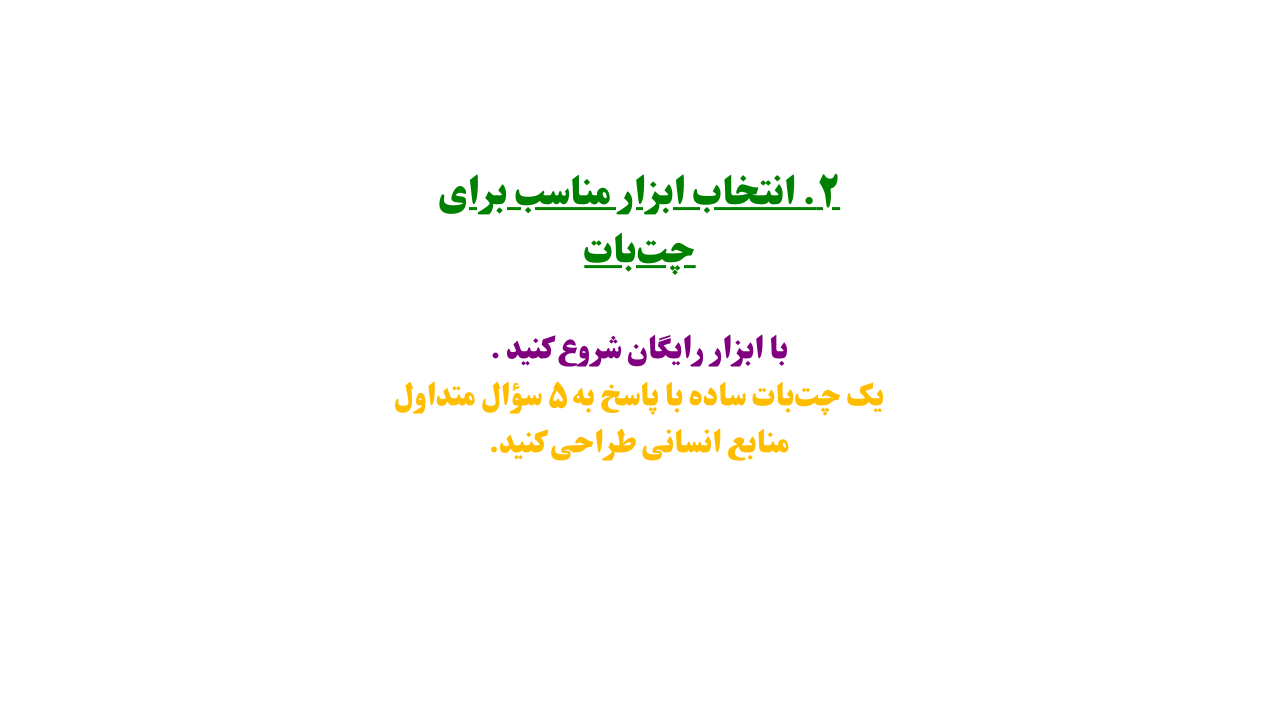 انتخاب ابزار مناسب، گامی کلیدی در پیاده‌سازی چت‌بات 