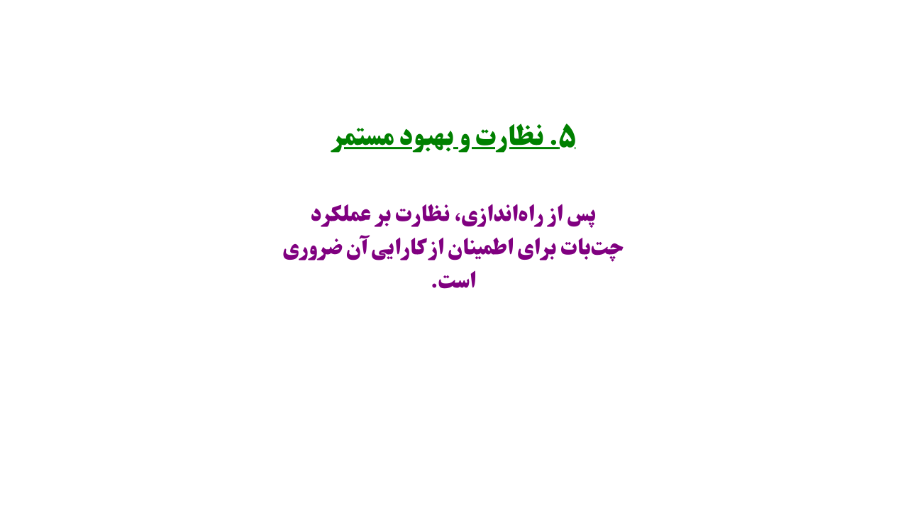 نظارت بر عملکرد چت‌بات برای اطمینان از کارایی